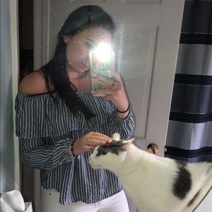 Mossimo off shoulder top